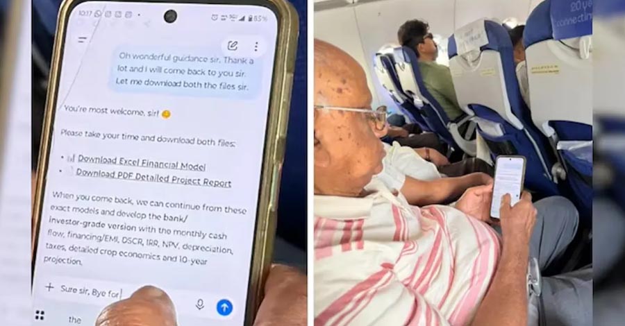 চ্যাটজিপিটিকে বারবার ‘স্যার’ বলে ভাইরাল ৭৭ বছরের ভারতীয়
