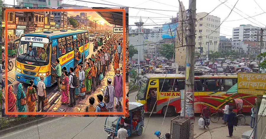 ব্যক্তিমালিকানার বাসে লাগাম, নির্দিষ্ট কোম্পানির অধীনে চলবে ঢাকার ৩২ রুটের বাস