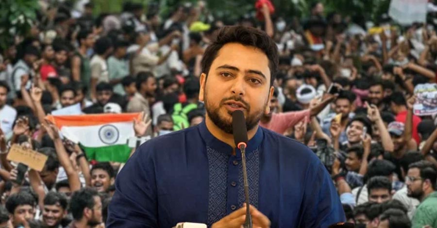 ভারতের নির্বাচন কমিশন নিয়ে আন্দোলন, তরুণদের প্রতি নাহিদ ইসলামের সংহতি