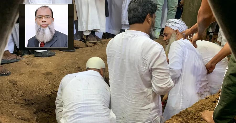 বাবার কবরের পাশে চিরনিদ্রায় সালাহউদ্দিন, শেষ বিদায়ে অশ্রুসিক্ত নেতাকর্মীরা