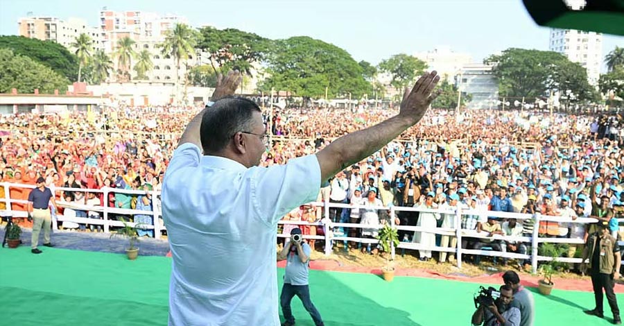 রাজশাহীতে তারেক রহমান, জনসভা শেষে যাবেন পূজামণ্ডপে