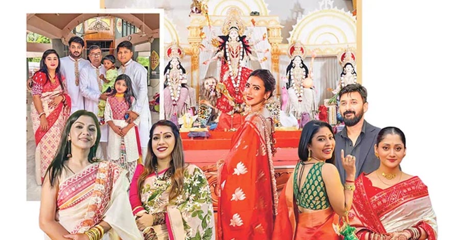 দুর্গোৎসবে তারকারা, কার কেমন কাটল পূজার আনন্দ