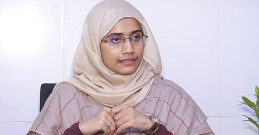 জুলাই অভ্যুত্থানের পরিচিত মুখ সামান্তা শারমিনের পদাবনতি এনসিপিতে