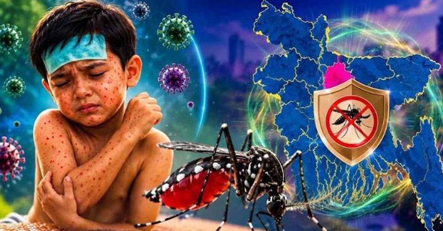 হাম-ডেঙ্গুর দাপট: ২৪ ঘণ্টায় ১০ মৃত্যু